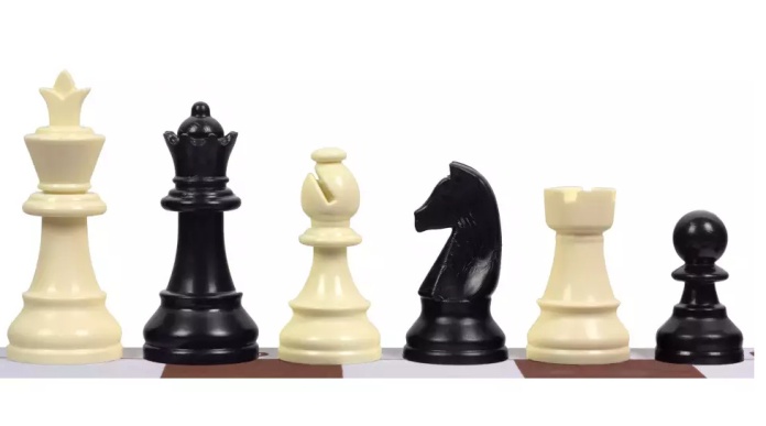 Figury szachowe plastikowe Staunton 6 dla seniora